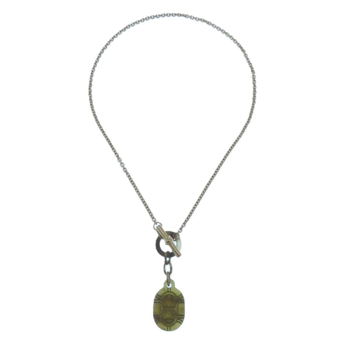 Hermes Chaine D'ancre Buffalo Horn Necklace — view 2
