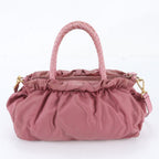 Prada Tessuto Nylon Leather 2-Way Shoulder Bag — view 3