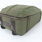 Louis Vuitton Monogram Mini Annette Leather Suitcase Carry Case Bag — view 6