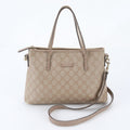 Gucci GG Supreme Leather 2-Way Shoulder Bag Crossbody