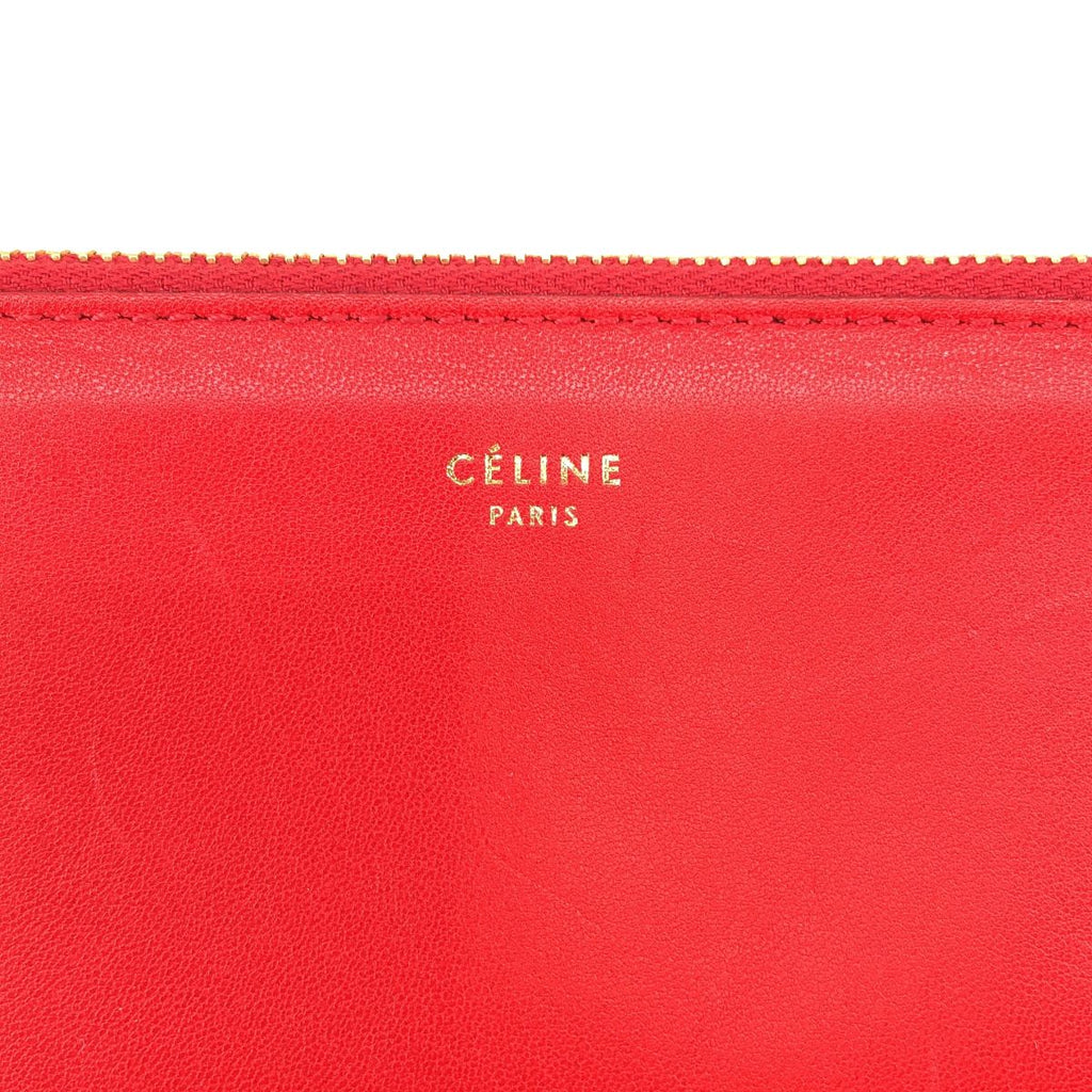 Celine Trio Leather Pouch — view 3