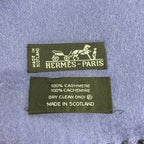 Hermes Scarf Purple Cashmere — view 2