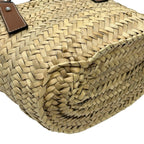 Loewe Tote Basket Beige Dark Brown Leather — view 6