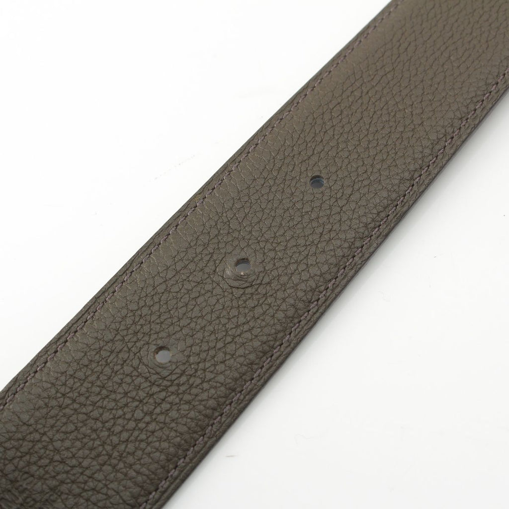 Hermes Constance Touareg Reversible H Belt Navy Gray 85 — view 6