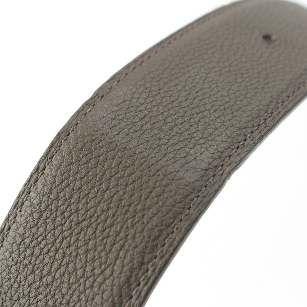 Hermes Constance Touareg Reversible H Belt Navy Gray 85 — view 5