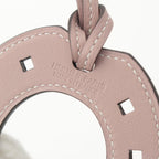 Hermes Swift Paddock Cheval Bag Charm Key Holder Glycine Keychain — view 6