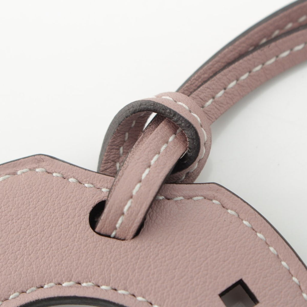 Hermes Swift Paddock Cheval Bag Charm Key Holder Glycine Keychain — view 7