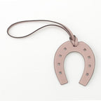 Hermes Swift Paddock Cheval Bag Charm Key Holder Glycine Keychain — view 2