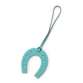 Hermes Swift Paddock Cheval Bag Charm Key Holder Blue Paon Keychain