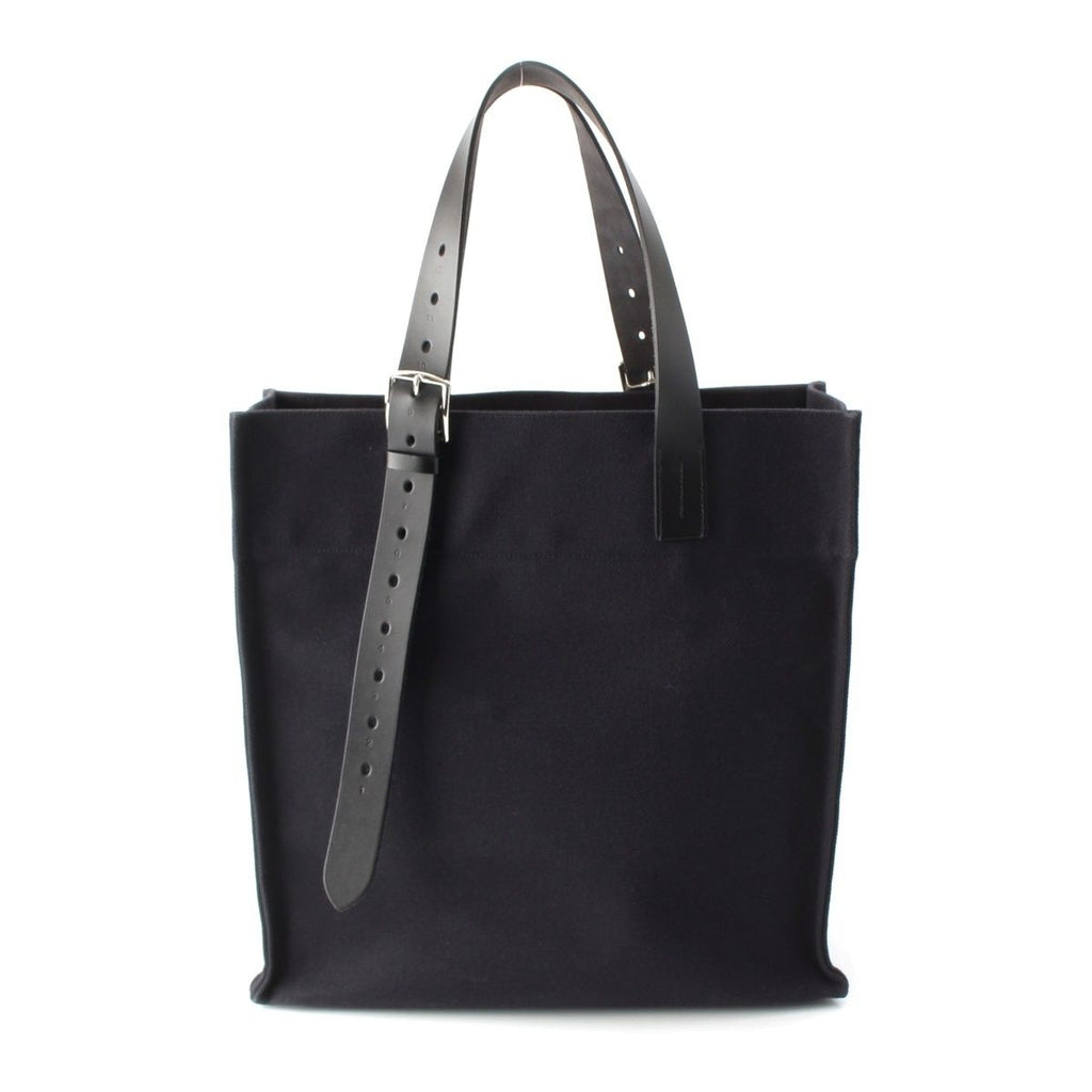 Hermes Etriviere 41 Wargoing Canvas Tadelakt Tote Black