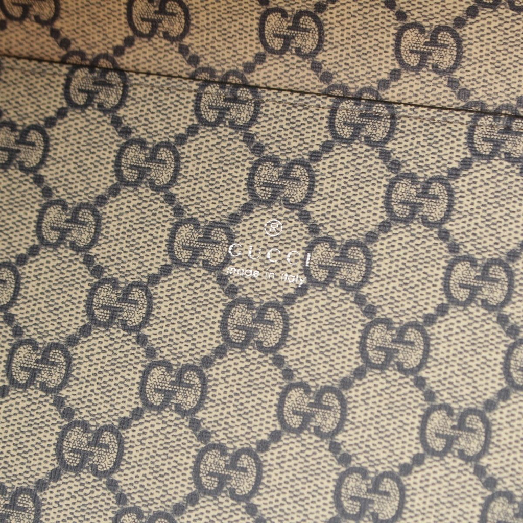 Gucci GG Supreme Canvas Logo Print Tote Ivory — view 7