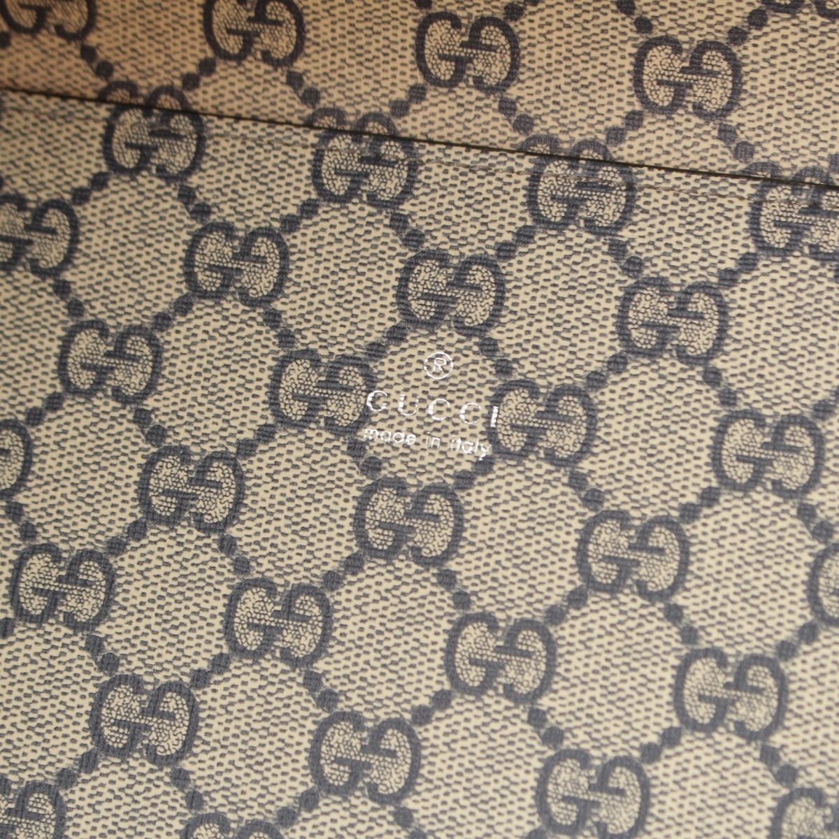 Gucci GG Supreme Canvas Logo Print Tote Ivory — view 7