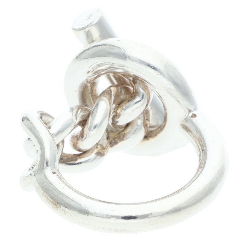 Hermes Croisette Silver Ring — view 2