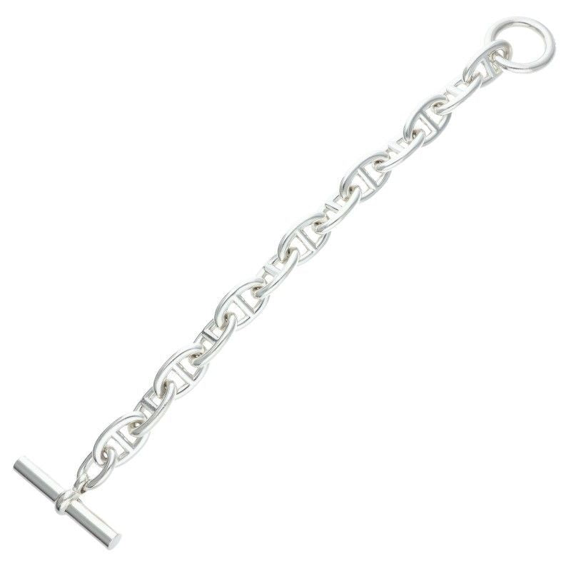 Hermes Chaine D'ancre TGM Silver Bracelet — view 2