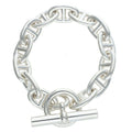 Hermes Chaine D'ancre TGM Silver Bracelet