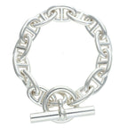 Hermes Chaine D'ancre TGM Silver Bracelet