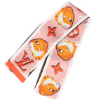 Louis Vuitton Bandeau Animo Glam Leopard Silk Scarf