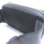 Gucci GG Supreme Waist Bag Black Leather Canvas — view 2