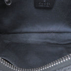 Gucci GG Supreme Waist Bag Black Leather Canvas — view 5
