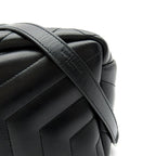 Saint Laurent Loulou Shoulder Bag Calfskin Black — view 2