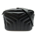 Saint Laurent Loulou Shoulder Bag Calfskin Black