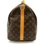 Louis Vuitton Keepall Bandouliere 50 Monogram Boston Bag Brown — view 5