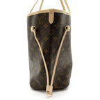 Louis Vuitton Neverfull Inside Out MM Monogram Leather Tote Sand — view 3