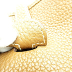 Hermes Evelyne 3 PM Taurillon Clemence Shoulder Bag Gold — view 8