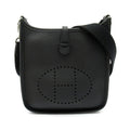 Hermes Evelyne TPM Amazon Taurillon Clemence Shoulder Bag Black
