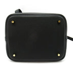 Hermes Picotin Lock MM Taurillon Clemence Handbag Noir — view 6