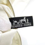 Hermes Sac de Plage Nomade PM Canvas Tote Beige White — view 8