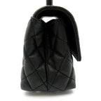 Chanel Coco Handle XS 2-Way Handbag Caviar Leather Black Medium — view 4