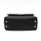 Chanel Coco Handle XS 2-Way Handbag Caviar Leather Black Medium — view 5