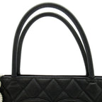 Chanel Reissue Tote Caviar Leather Handbag Black — view 2