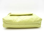 Chanel 22 Smallhandbag Calfskin Shoulder Bag Yellow — view 6