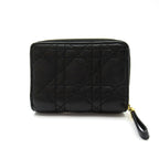 Dior Caro Acacia Wallet Cannage Calfskin Black — view 2