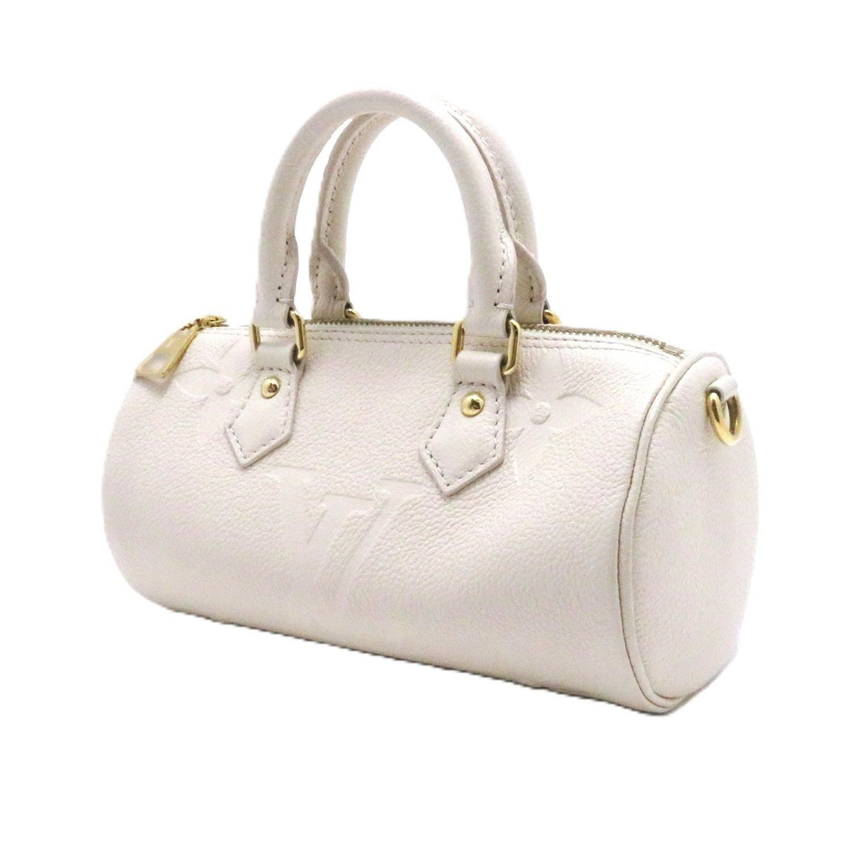Louis Vuitton Papillon BB Monogram Empreinte Cream Handbag — view 2