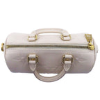 Louis Vuitton Papillon BB Monogram Empreinte Cream Handbag — view 5