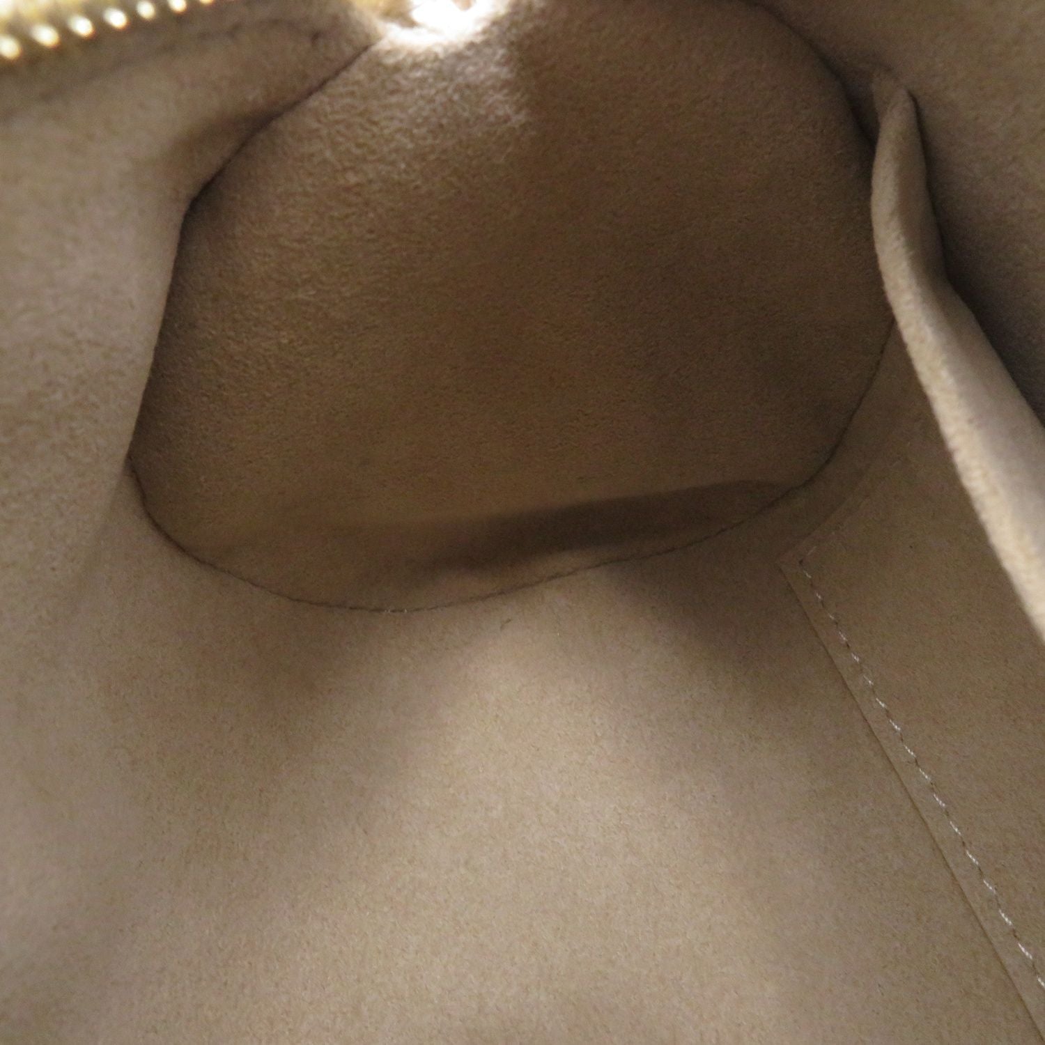 Louis Vuitton Papillon BB Monogram Empreinte Cream Handbag — view 8