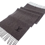 Louis Vuitton Echarpe Jerram Scarf Cashmere Gray — view 3