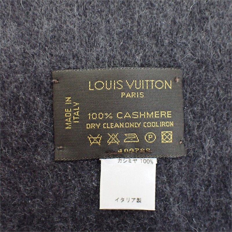 Louis Vuitton Echarpe Jerram Scarf Cashmere Gray — view 7