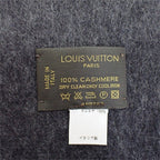 Louis Vuitton Echarpe Jerram Scarf Cashmere Gray — view 7