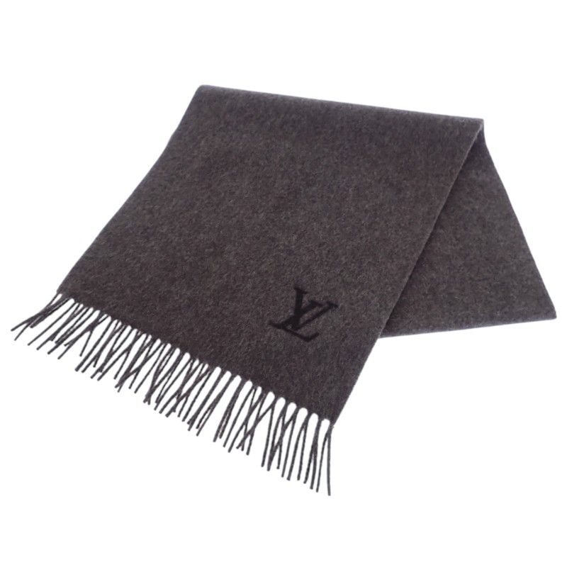 Louis Vuitton Echarpe Jerram Scarf Cashmere Gray