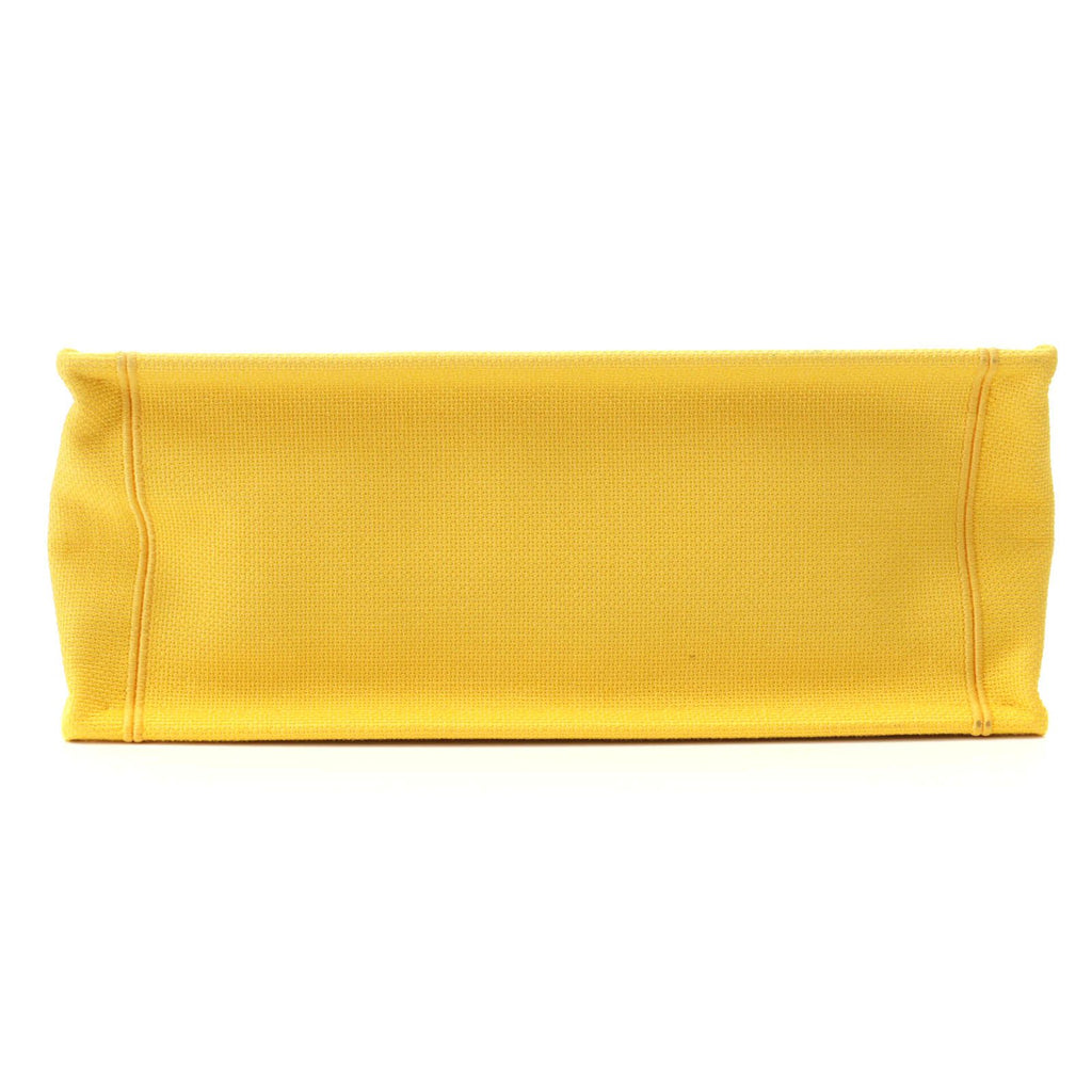 Dior Book Cover Dracula Tote Medium Yellow Red Canvas — view 3