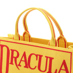 Dior Book Cover Dracula Tote Medium Yellow Red Canvas — view 4
