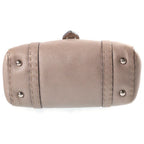 Fendi Selleria Mini Linda Leather Handbag Beige — view 4