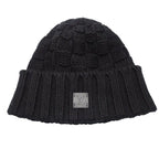 Louis Vuitton Bonnet Helsin Knit Cap Beanie Cashmere Black Hat