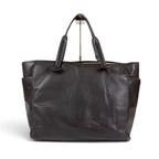 Loewe Heritage Tote Bag Leather Brown — view 2