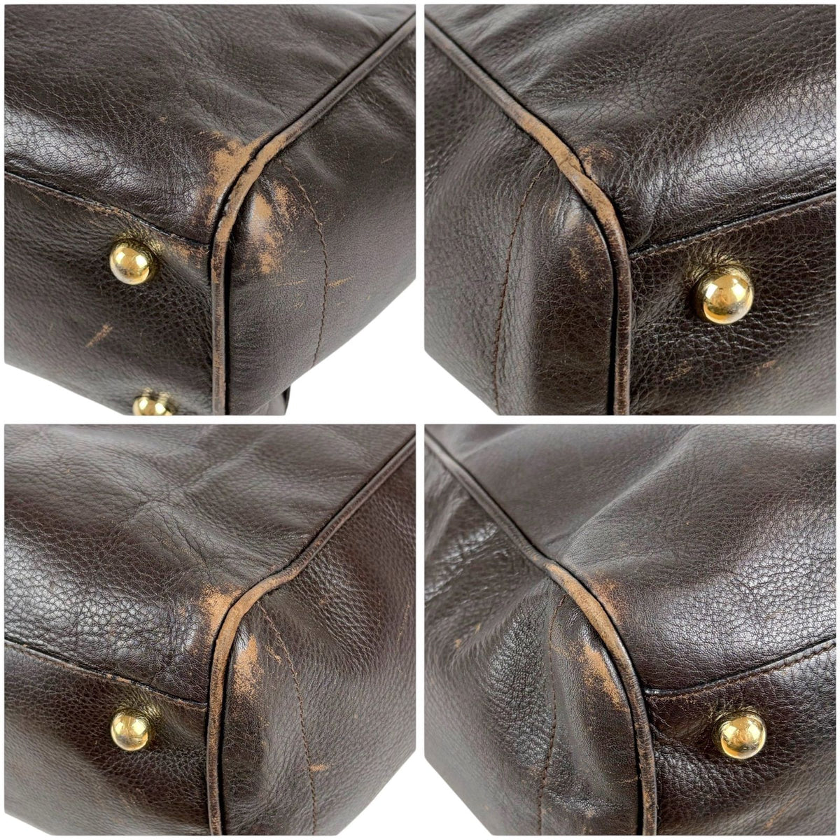 Loewe Heritage Tote Bag Leather Brown — view 5