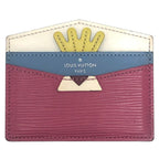 Louis Vuitton Card Case Porte Cartes Simple Epi Leather Pivoine Multicolor